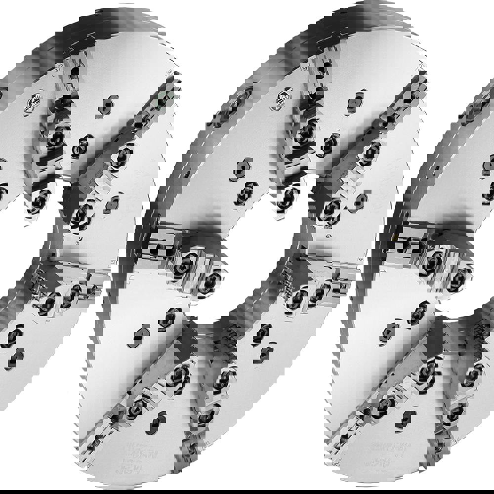 Manual Lathe Chuck: 6 Jaws, 16